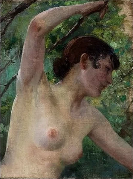 Donna seminuda